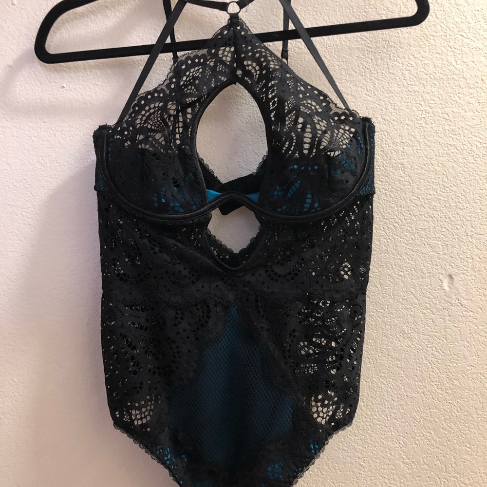 Black sheer  teddy